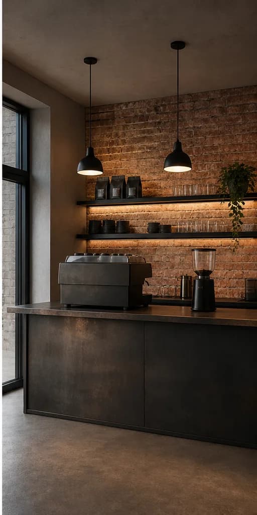 A commercial interior image refined with AIX0