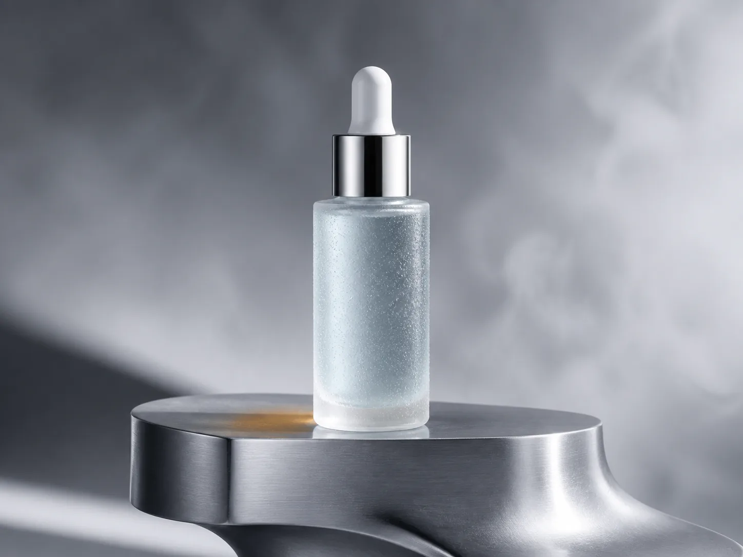 AI-generated skincare product campaign image