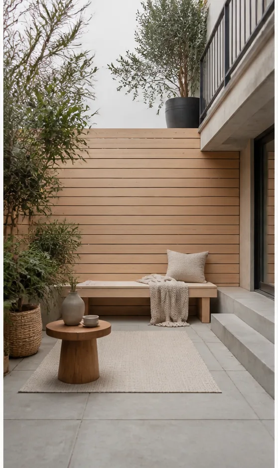 Reference for Scandinavian hygge design with light oak, wool textiles, and soft daylight